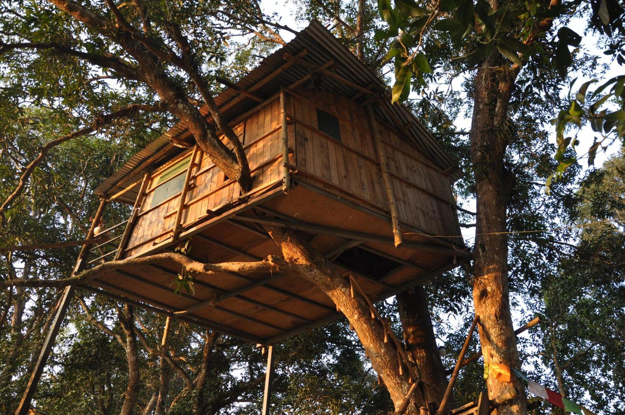 Pemsee'S Tree Town - Eco-Friendly,Tree House Hostel Sauraha Kültér fotó