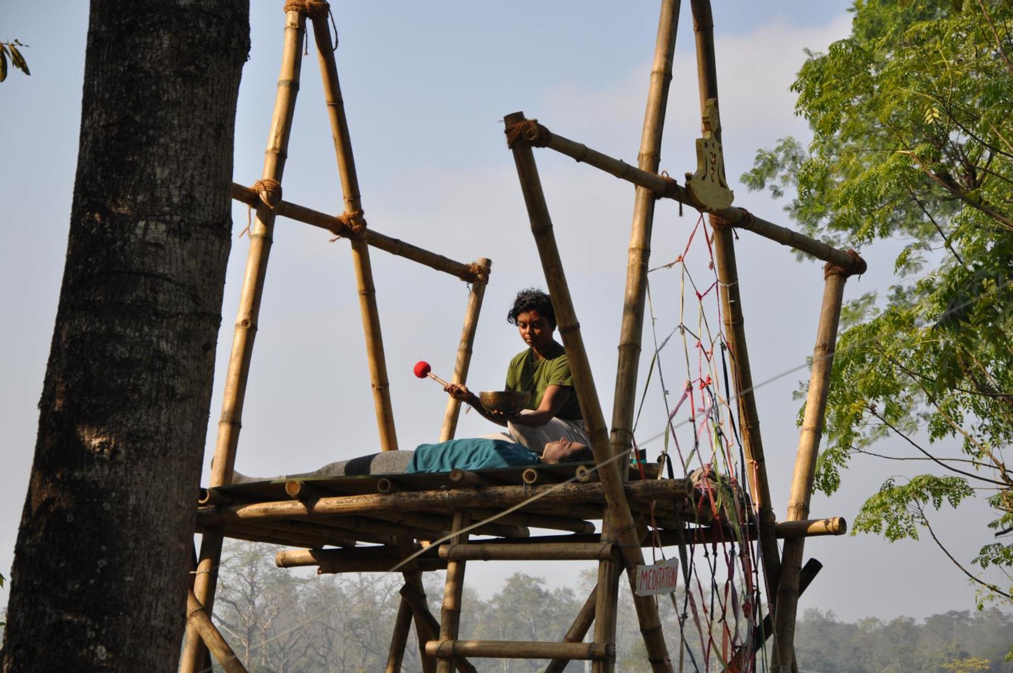 Pemsee'S Tree Town - Eco-Friendly,Tree House Hostel Sauraha Kültér fotó